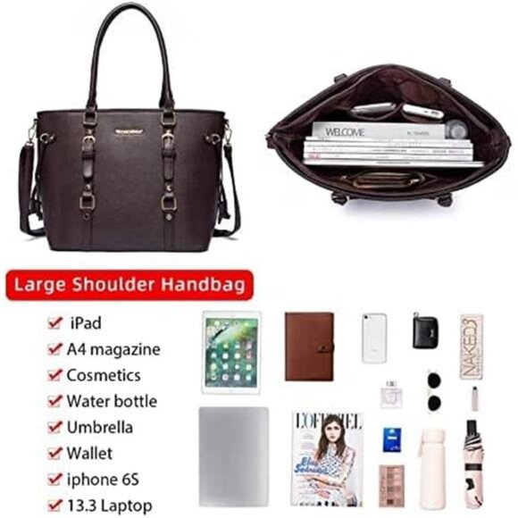 Montana West 3PCS Purses and Handbags for Women Tote Purse and Wallet Set - Picture 4 of 7